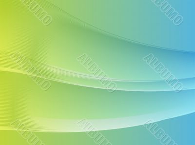 Wavy glowing colors
