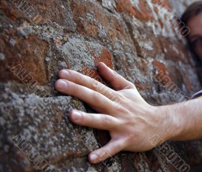 Man`s hand