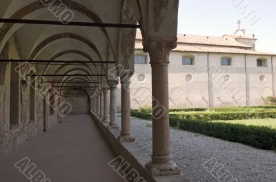 San Benedetto Po - Cloister of the abbey