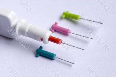 set of interdental brushes