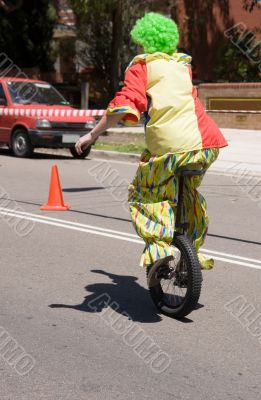 Clown On A Unicycle