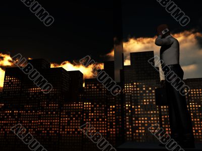 Man In The Big City