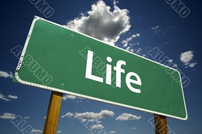 Life Road Sign