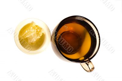honey and tea