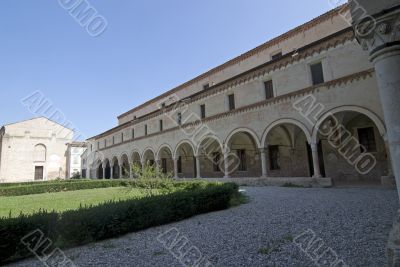 San Benedetto Po - Cloister of the abbey