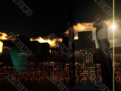 Man In The Big City