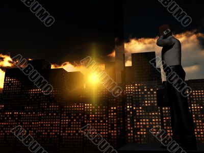 Man In The Big City