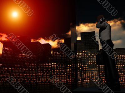 Man In The Big City