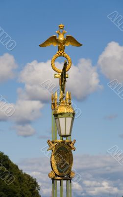 decorative gilt lantern