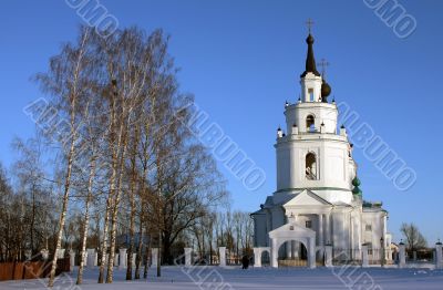 Russian church at winter