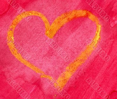 watercolor heart