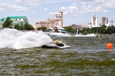 Competition on water-bike 2