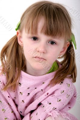 girl in pink poncho
