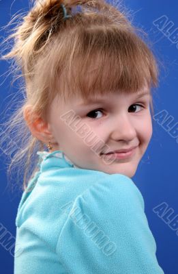 happy little girl