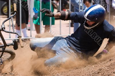 BMX Biker landing