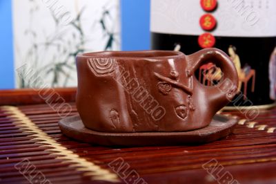 clay cup for tea