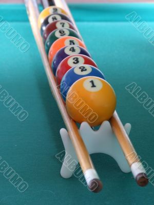 billiards balls