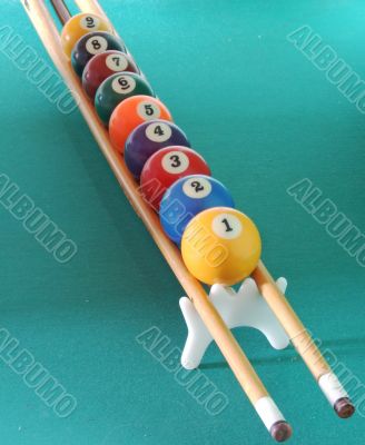 billiards balls