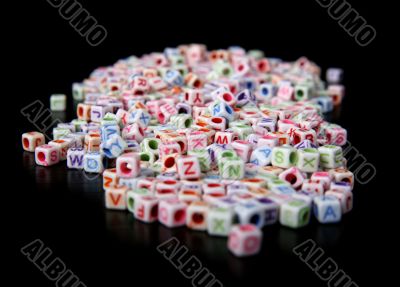 toy bricks with letters
