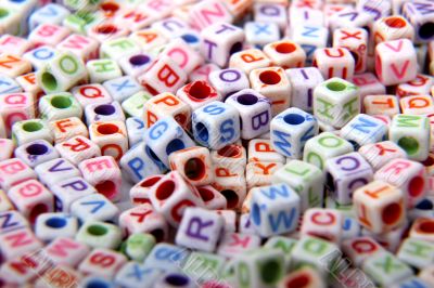toy bricks with letters