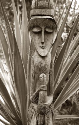 Wooden sculpture