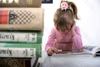 reading girl
