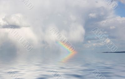 Rainbow over the Ocean