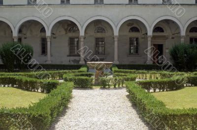 San Benedetto Po - Cloister of the abbey