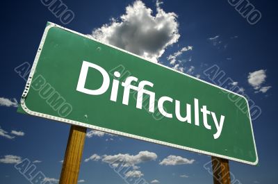 Difficulty Road Sign