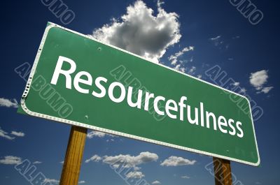 Resourcefulness Road Sign