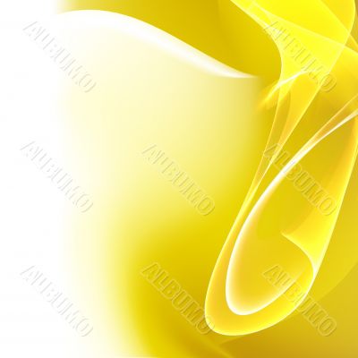 Yellow abstract composition