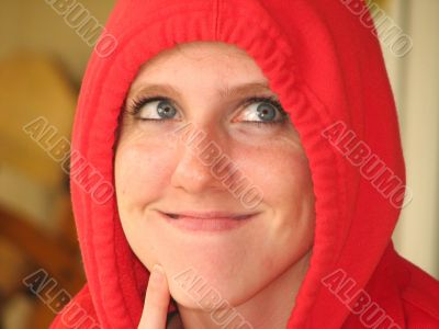 Woman with Funny Face