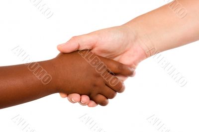 Handshake between races