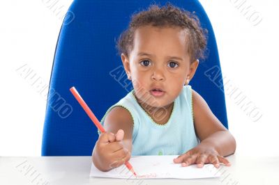 adorable baby student