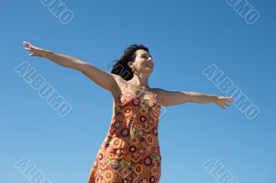 Photo of woman relaxing