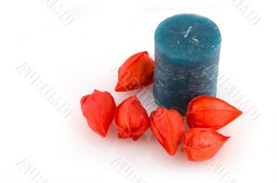 blue candle