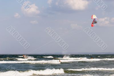 waterskiing