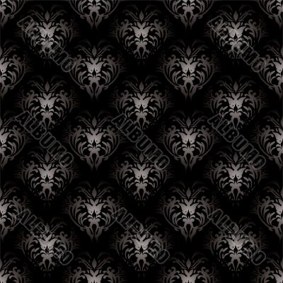 floral gothic black