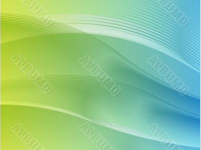 Wavy glowing colors