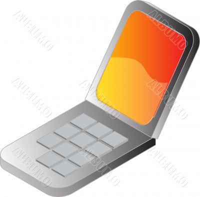Mobile phone illustration