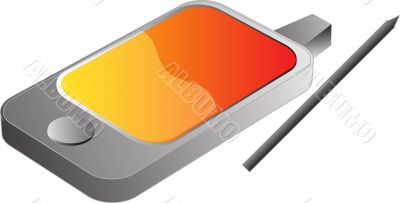 PDA phone illustration