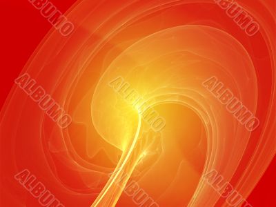 Wavy glowing colors