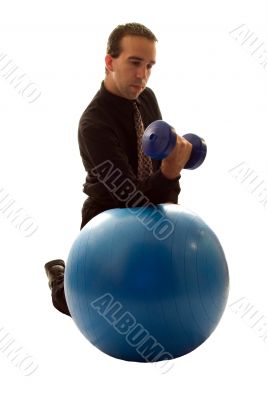 Businessman Relieving Stress
