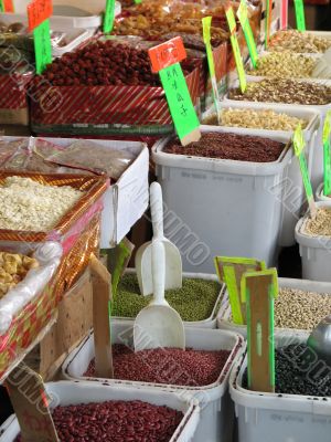 bulk food in an asian market