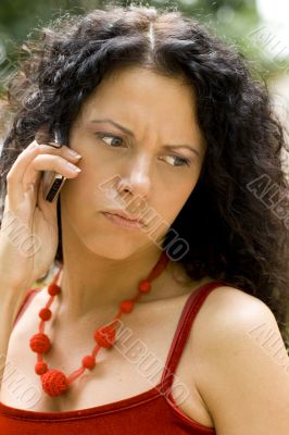 woman geting bad news