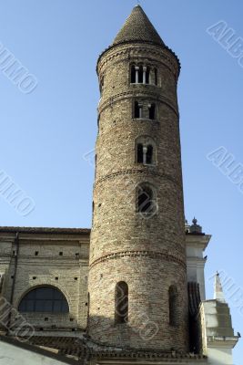 Ravenna - Belfry of an ancient church