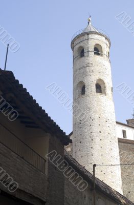 Circular tower in Italy