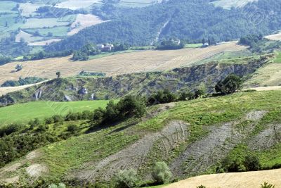 Landscape of the Romagna hills