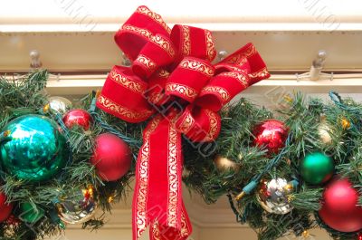Christmas Decoration Balls and Ribbon