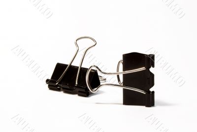Two black clips